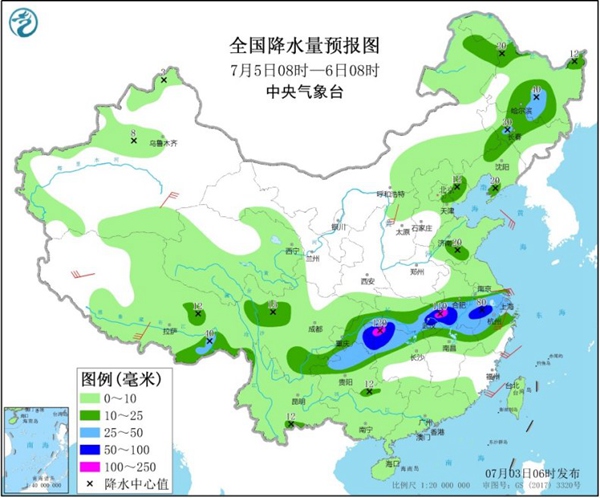 今日南方雨势减弱 明起新一轮强降雨登场