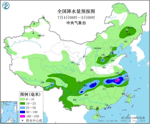 今日南方雨势减弱 明起新一轮强降雨登场