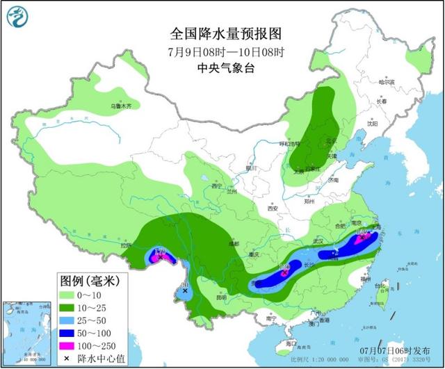 高考期间长江中下游暴雨连连 高温闷热南北夹击