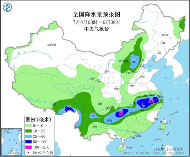 高考期间长江中下游暴雨连连 高温闷热南北夹击