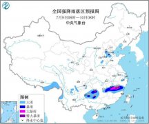 伴有短时强降水、雷暴大