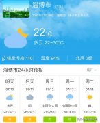 山东淄博市7月10日起未来