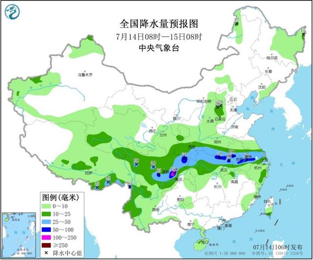 南方新一轮强降雨今天进入最强时段 江南华南“焖蒸”不下线