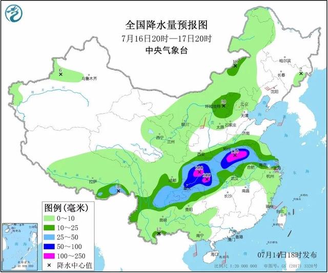 长江流域汛情地图出炉 一图带你看清未来哪里防汛形势最严峻