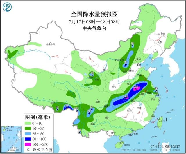 长江流域强降雨持续 江南华南高温开启三伏天