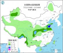 未来十天全国天气预报：