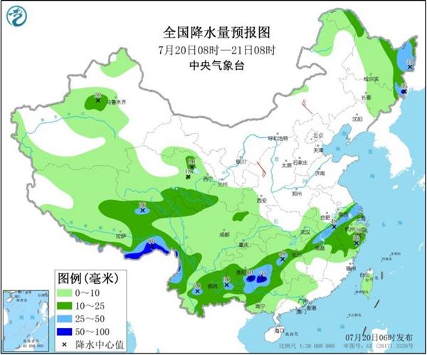 今天南方强降雨暂歇 明起黄淮多地暴雨来袭