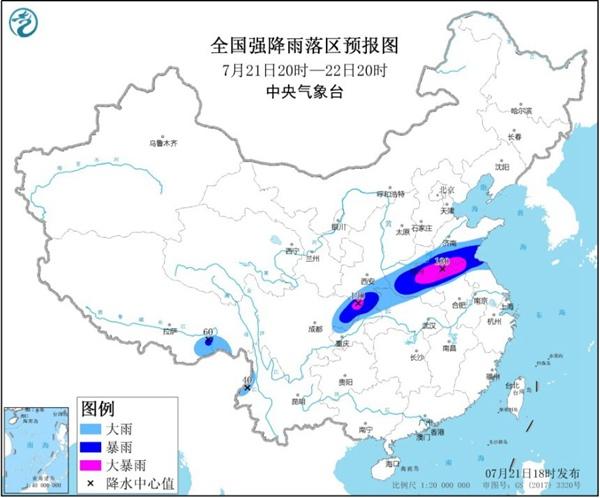 暴雨黄色预警继续!山东安徽河南四川等地局地有大暴雨
