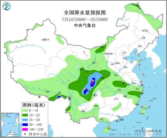 淮河流域强降雨不停歇 南方将现大范围高温天气