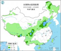 未来十天全国天气预报：