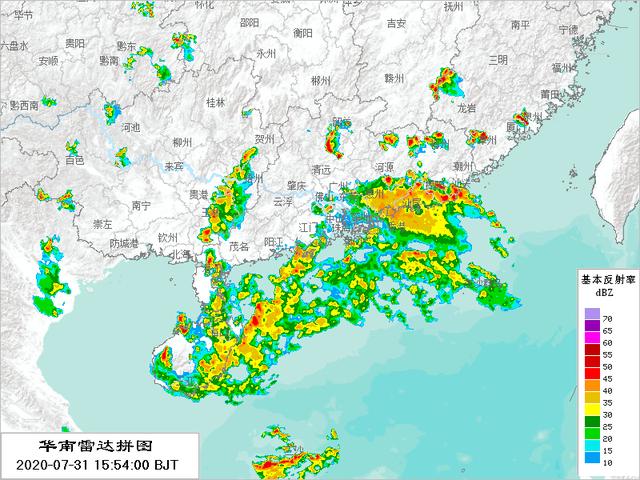 “空心”热带低压引爆华南持续性暴雨 珠三角雨势非常强劲