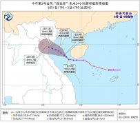 “森拉克”掠过海南华南