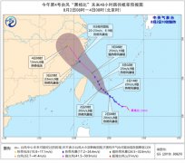 双台风天气同时预警