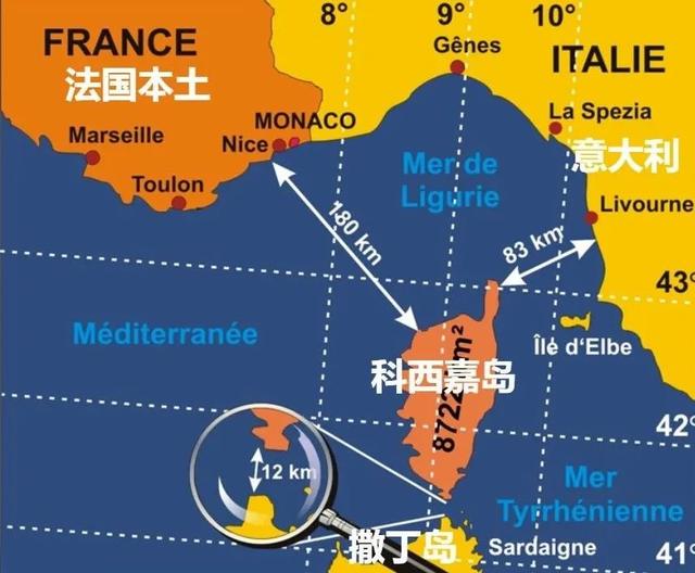 科西嘉岛：意大利历史上的一部分，为何却成了法国的领土？