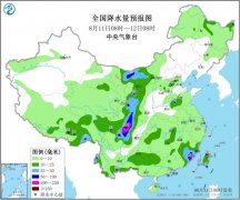 未来三天全国天气预报：