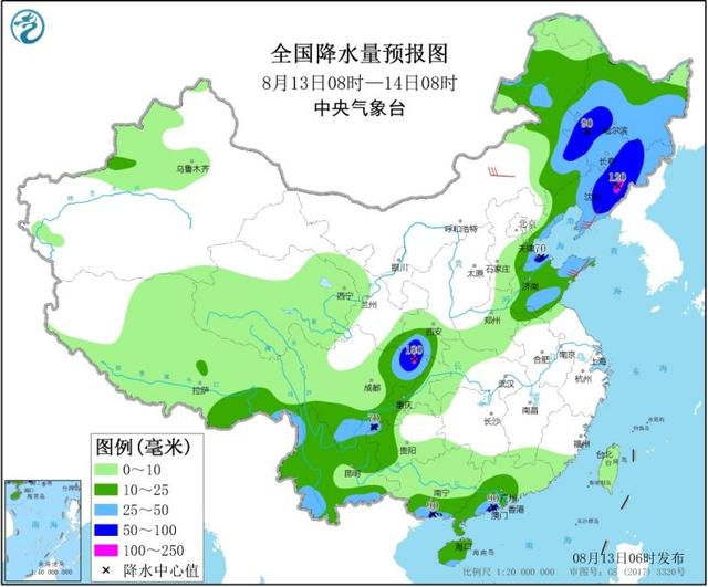 北方强降雨转移至东北地区 江南经历今年来最持久高温