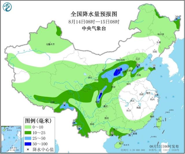 北方强降雨转移至东北地区 江南经历今年来最持久高温