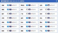 四川盆地中西部出现大到