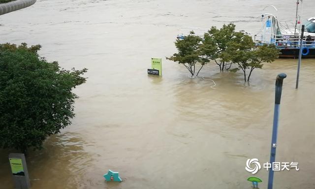 四川绵阳城区遭遇今年来最强降雨 内涝严重