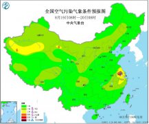 8月19日全国无明显污染天