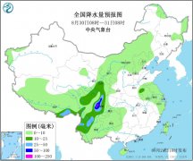 8月底东北和华北地区多雨