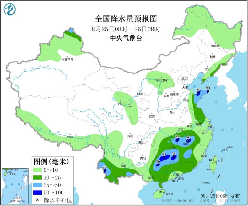 南方雨水增多高温消减“巴威”将给东北等地制造风雨