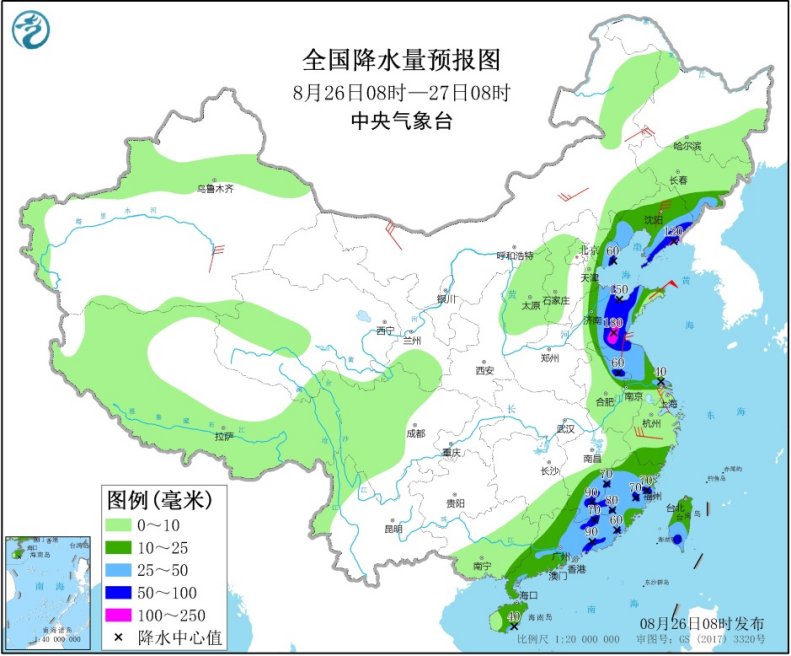 台风携风雨影响山东辽宁等地 冷空气启程将袭西北华北