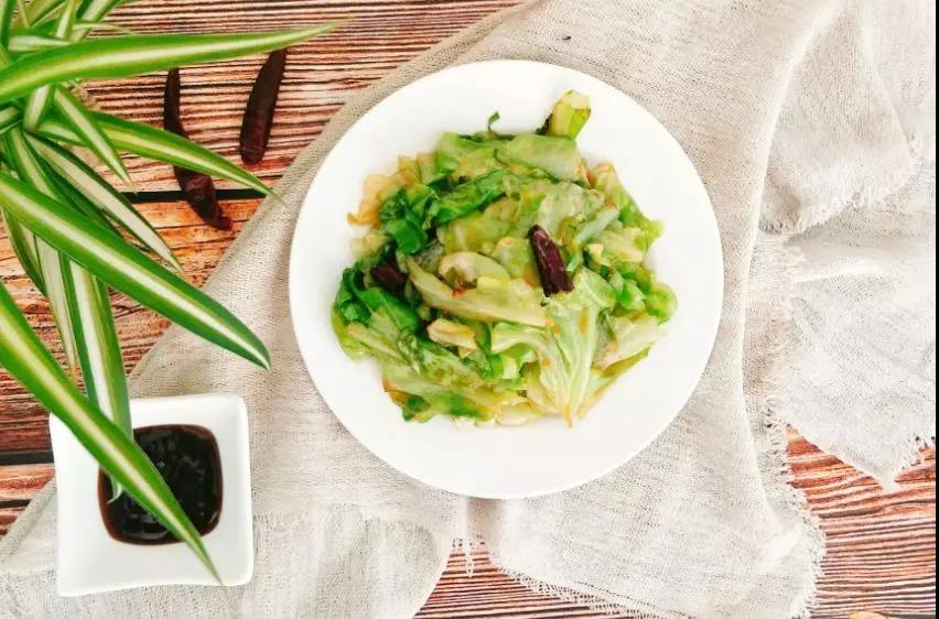 素食食谱分享——素蚝油卷心菜
