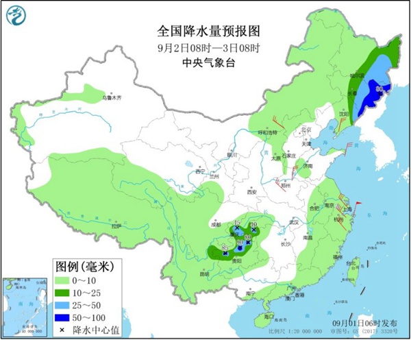 明夜起东北地区再迎强风雨 北方大部秋意尽显