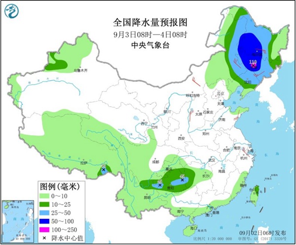 东北地区今明天风雨明显加强 北方昼夜温差拉大