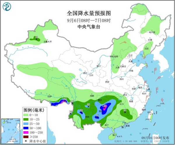 南方雨水“灭”高温 东北秋意浓