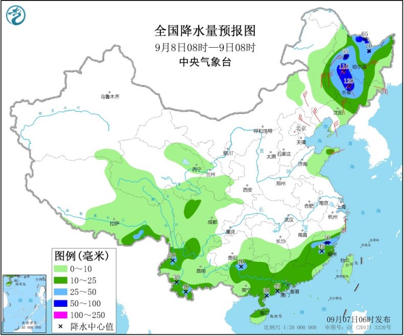 台风“海神”影响东北今起风雨增强 北方多地气温将创新低