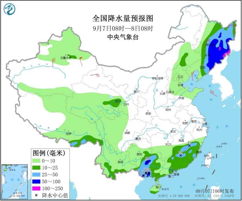 台风“海神”影响东北今起风雨增强 北方多地气温将创新低