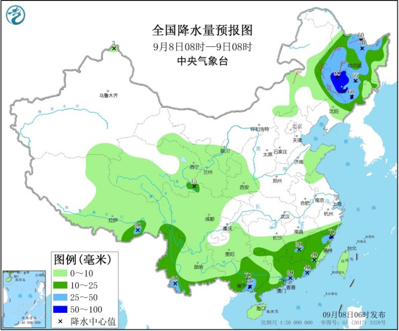 台风“海神”携风雨影响东北，江浙沪等地高温短暂反弹