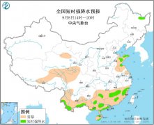 9月8日强对流天气预报