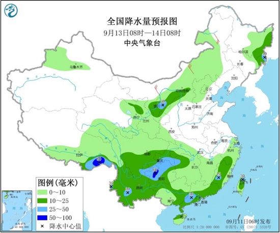 南方阴雨不断西南地区局地暴雨 北方冷空气频繁