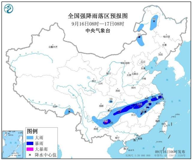 全国最新天气预报：13省市区将有大到暴雨，京津地区或将入秋
