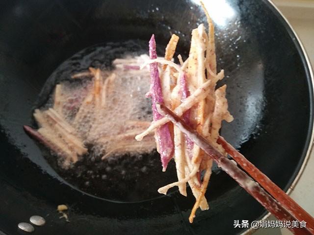 9月这菜正当季,切成丝炸一碟,又脆又香,孩子经常喊我做