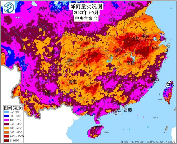 2020年汛期天气盘点：入汛来全国现30次大范围强降雨过程