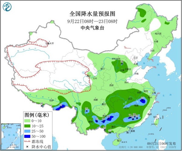 中东部今明天迎主要降水时段 江淮江南气温持续偏低