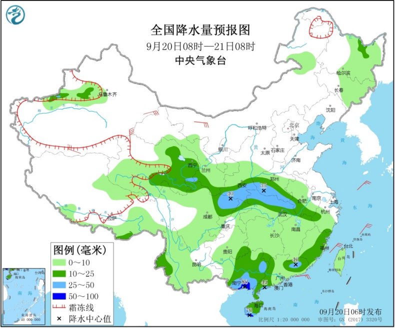 中东部大范围降水来袭 下周初江南等地冷如深秋