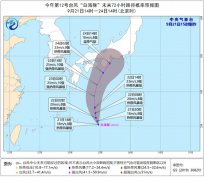 今年第12号台风“白海豚”