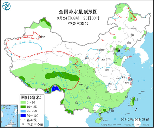 中东部大范围降雨今起减弱 华北多地最高气温创新低