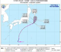 台风“白海豚”减弱为热