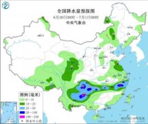 华北黄淮雷雨频现