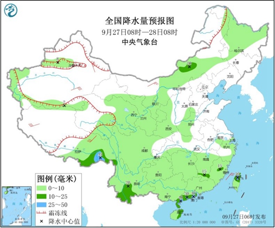 南方阴雨缠绵 下周初华北东北冷空气携雨添凉