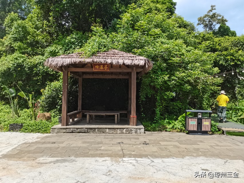 海南省临高县古银瀑布,琼北地区最大最美瀑布