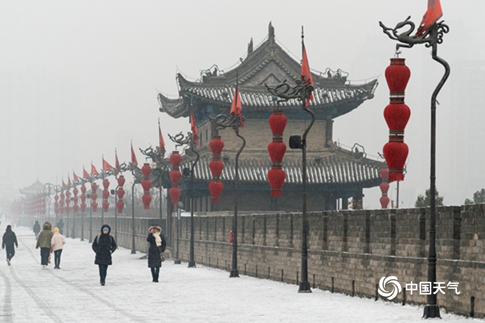 雪后古都 恍如穿越般的美景