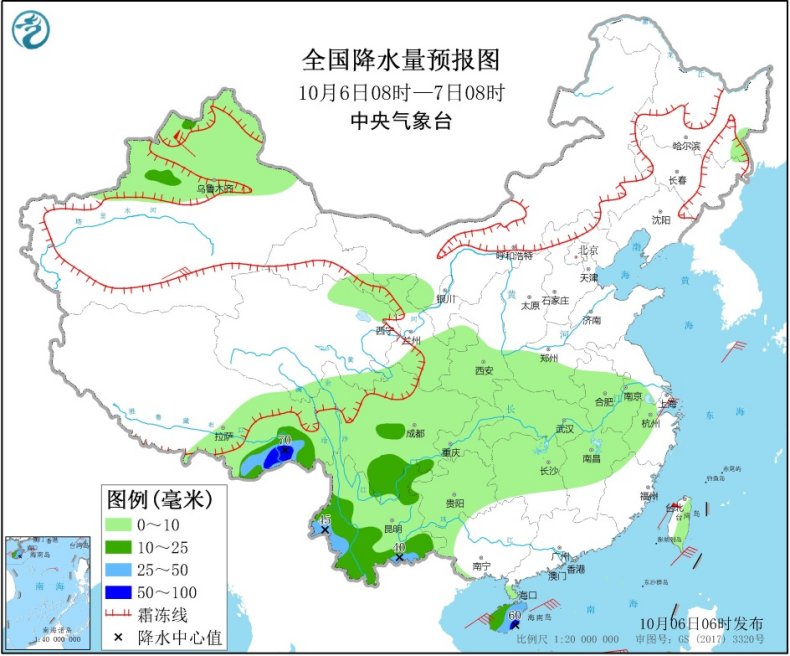 南北方气温今起陆续反弹 西南地区阴雨仍持续