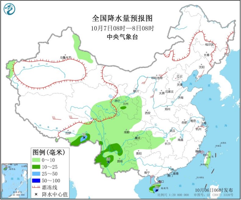 南北方气温今起陆续反弹 西南地区阴雨仍持续